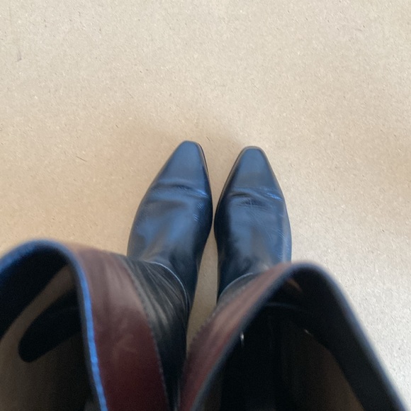 Sesto Meucci Italian Leather Boots. Brown/Black. Size 8 AA - Picture 7 of 12